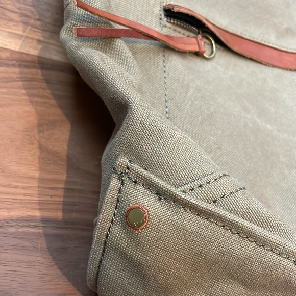 Madewell Canvas & Leather Backpack - Picture 8 of 10